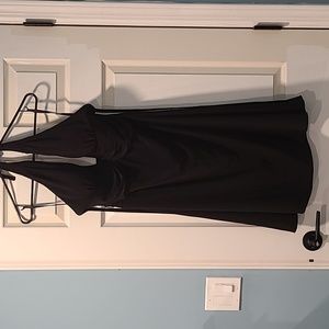 Black halter dress